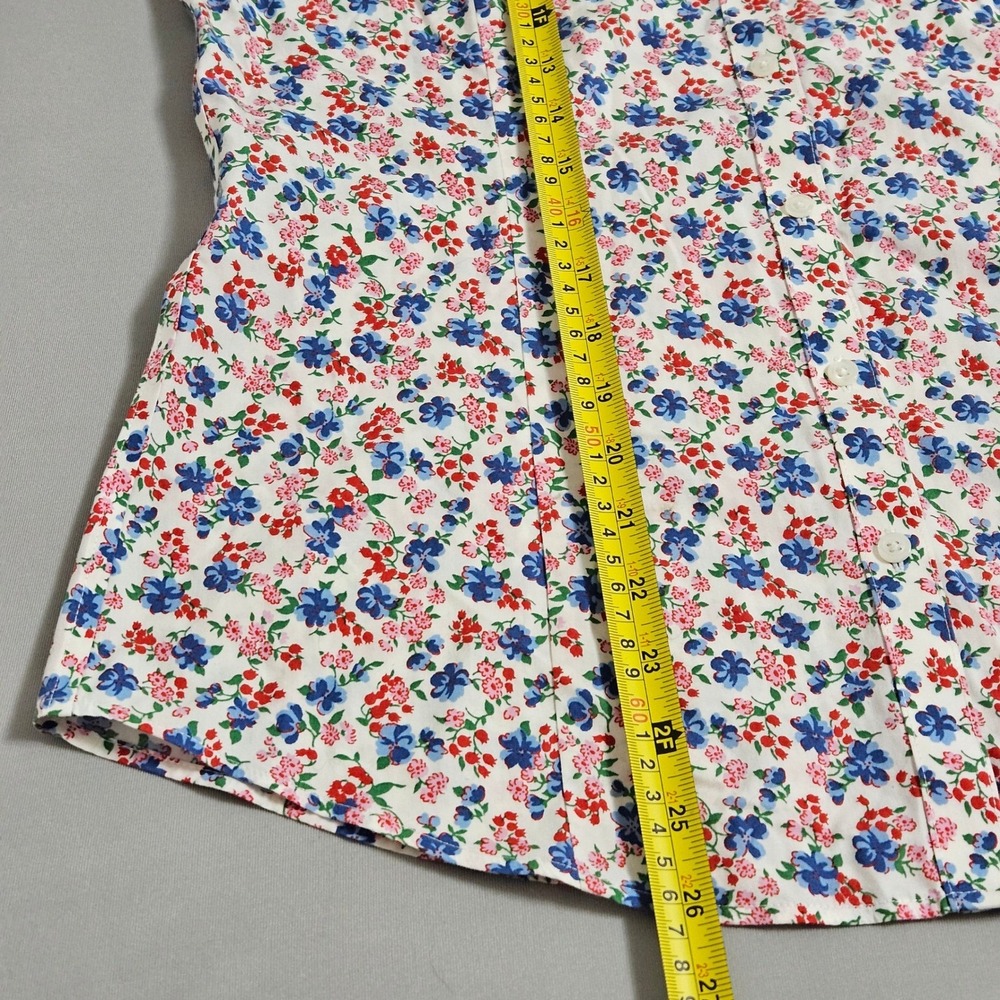 Brooks Brothers 6 Coquette Cottagecore Floral Supima Cotton Button Down Preppy - Picture 7 of 9